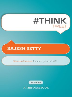 cover image of #THINKtweet Book01 